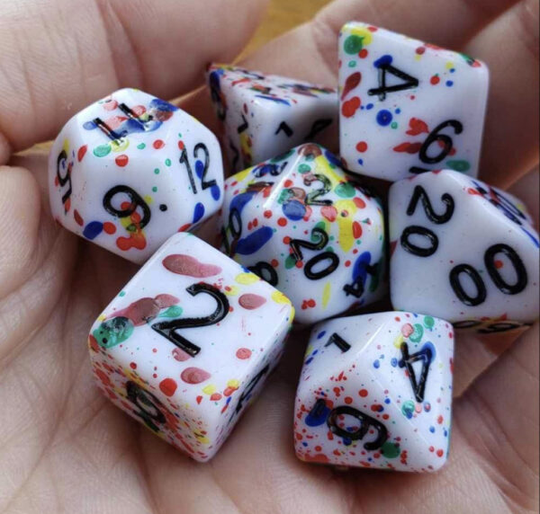 Prismatic Splash Dice Set